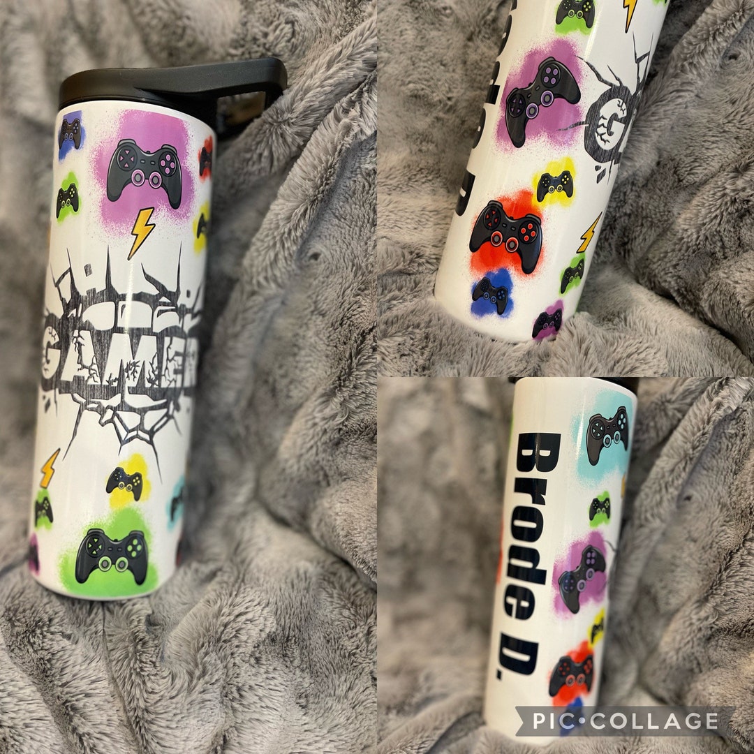 Xbox Gamer Gaming Tumbler Xbox Personalized Tumbler Gamer Etsy
