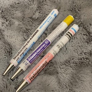 Nurse themed copywriting ballpoint pens funny nurse clicker