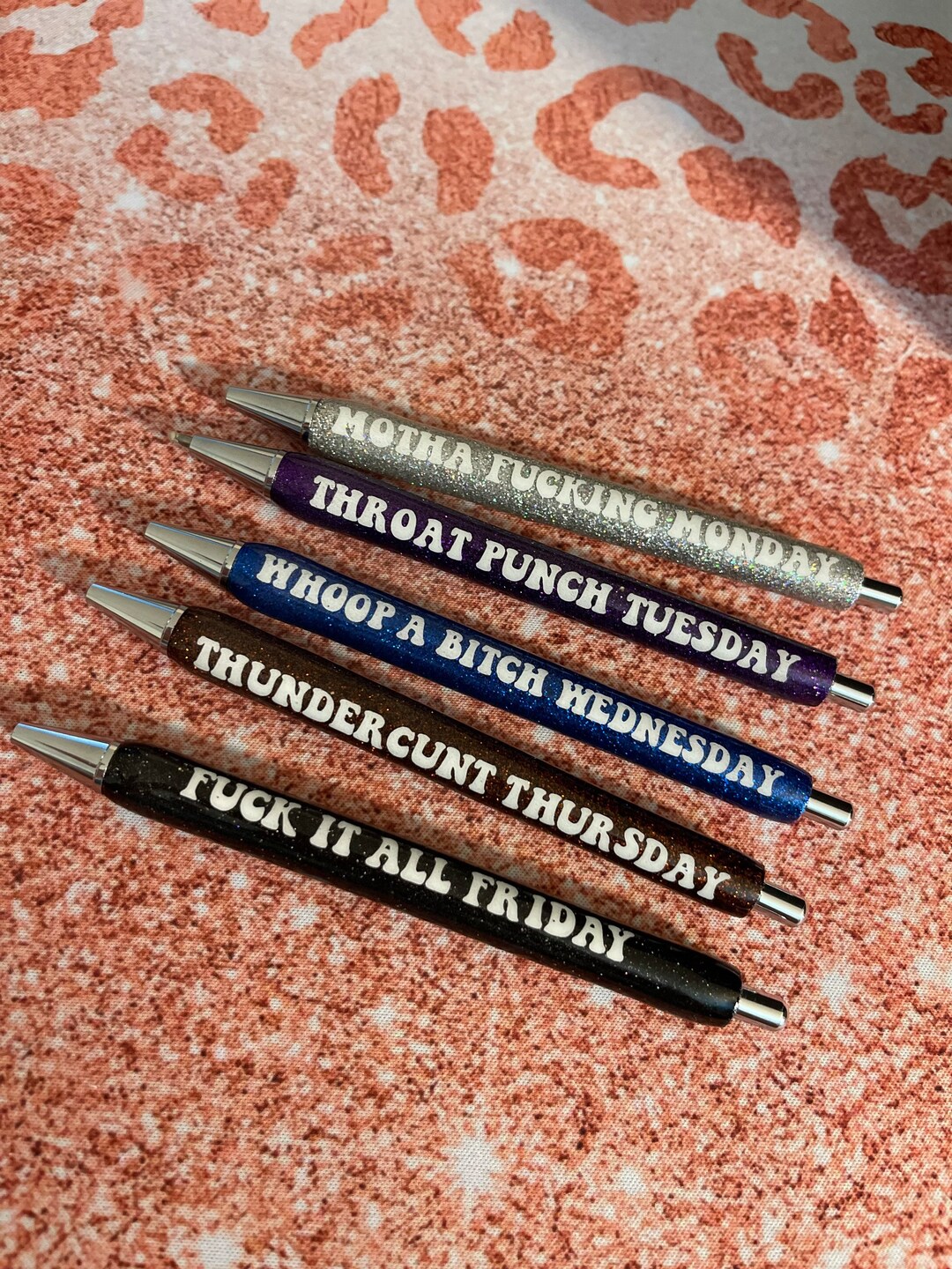 Humor Pens Office Jokes Adult Humor Pens Glittery Pens Gag - Etsy
