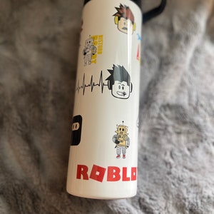 Personized Roblox tumbler gaming tumbler Roblox personalized tumbler Roblox Back to school Roblox Roblox party back to school image 8