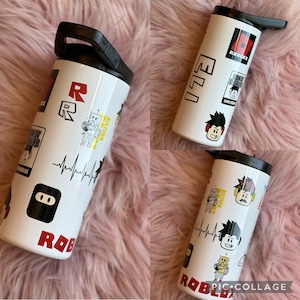 Personized Roblox tumbler gaming tumbler Roblox personalized tumbler Roblox Back to school Roblox Roblox party back to school image 2