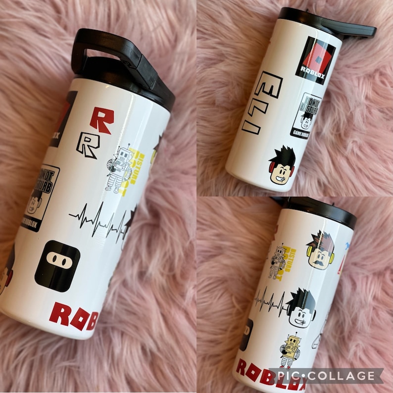 Personized Roblox tumbler gaming tumbler Roblox personalized tumbler Roblox Back to school Roblox Roblox party back to school image 2