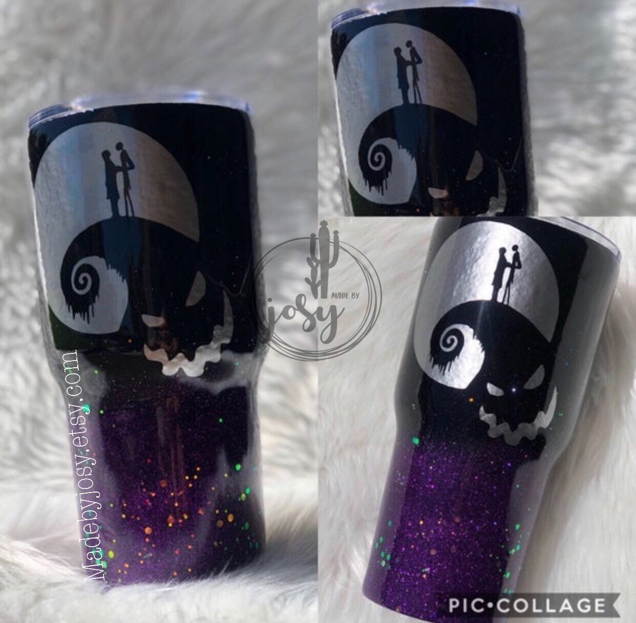 Nightmare Before Christmas Tumbler Halloween Tumbler | Etsy Hong Kong