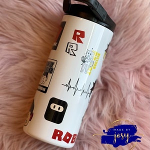 Personized Roblox tumbler gaming tumbler Roblox personalized tumbler Roblox Back to school Roblox Roblox party back to school image 3