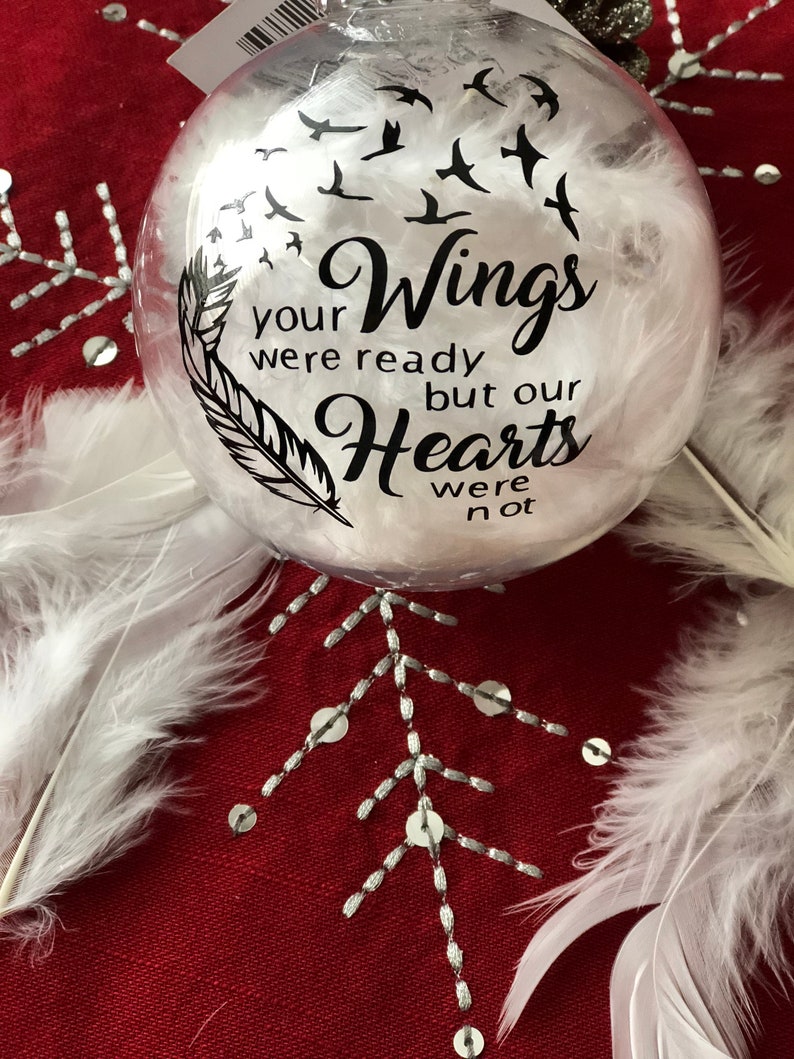 Ornament / Your Wings Were Ready but Our Hearts Were Not/ - Etsy