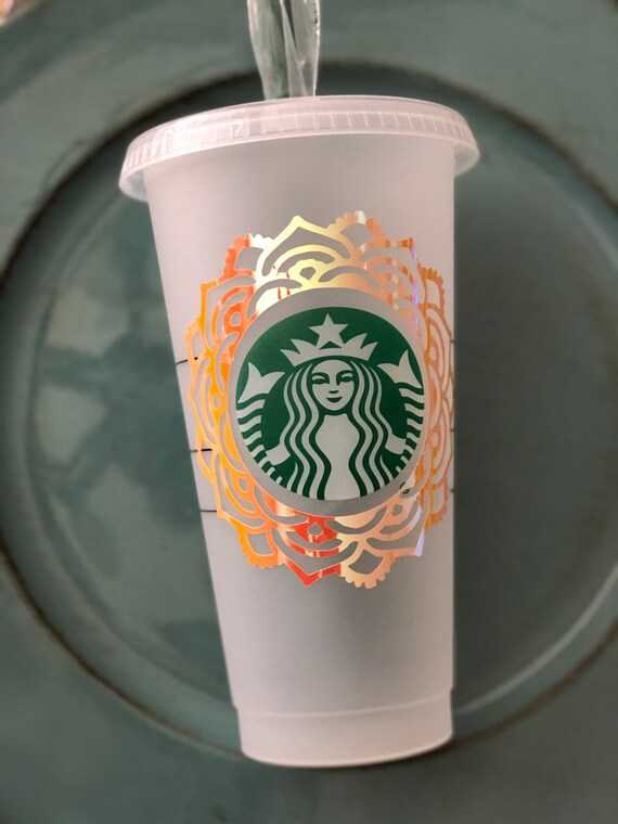 Reusable iced coffee cup/ Reusable cup / Iced coffee / Etsy