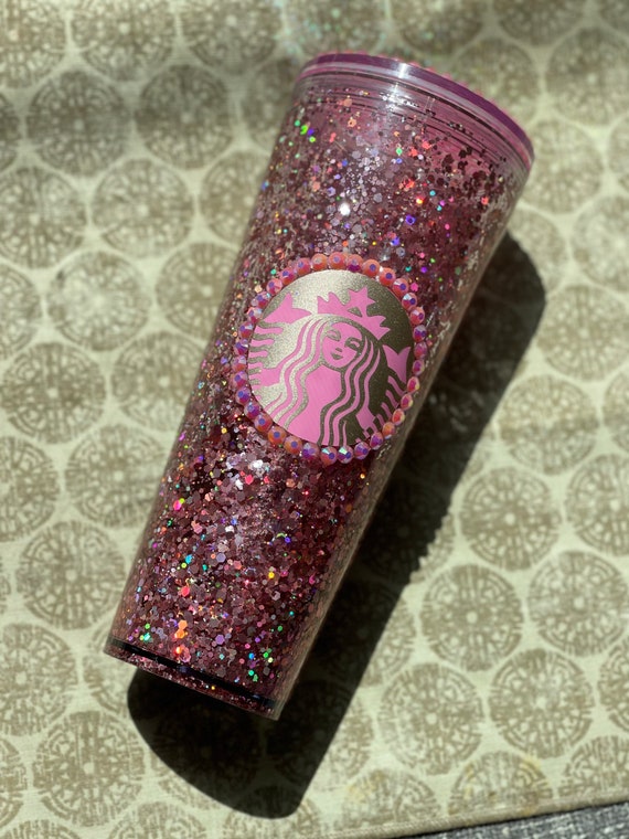 Snow Globe Tumbler/ Glitter Fall Tumbler/ Glittery Cup/ Venti Etsy