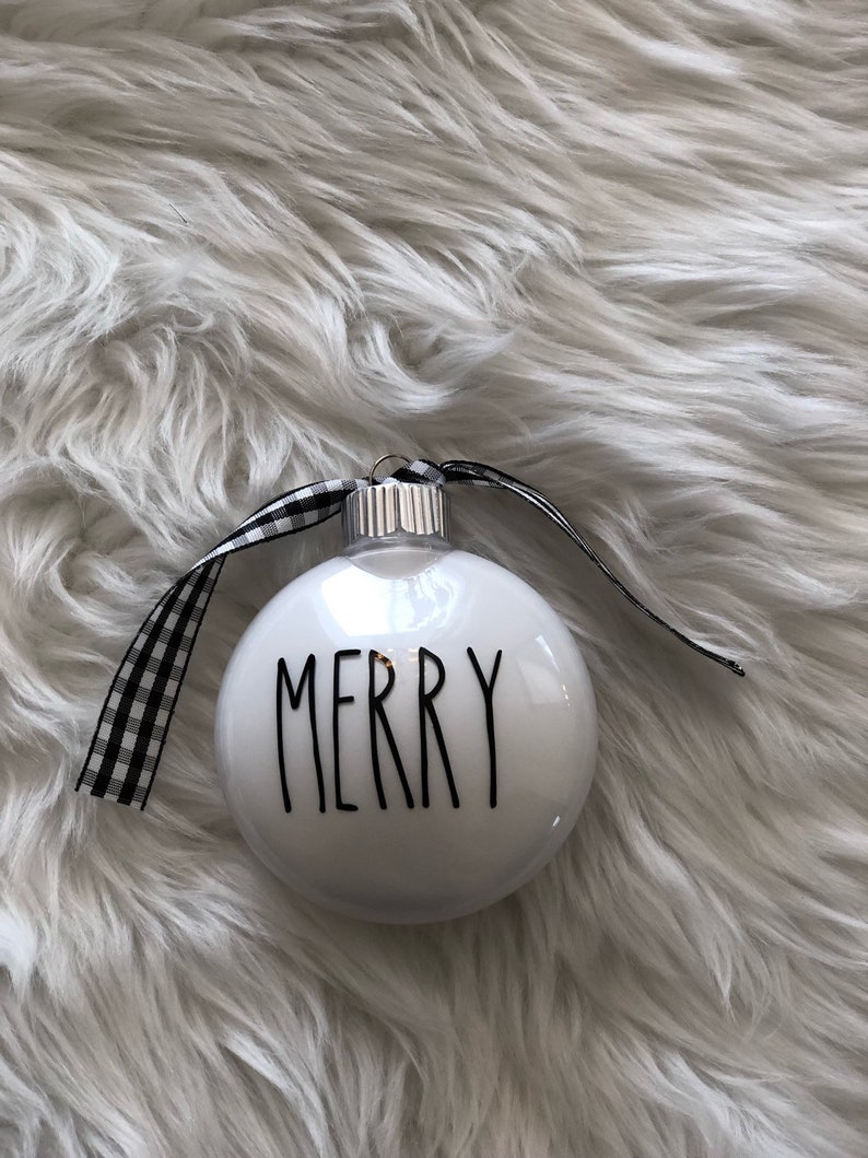 Rae Dunn Inspired Ornaments or Decals Rae Dunn for Christmas Etsy