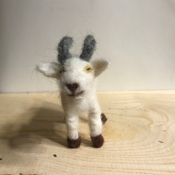 Needle Felted Goat Etsy