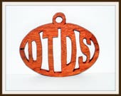 Political Ornaments, quot Drain The Dam Swamp quot , Logo, Scroll Saw, Wood, Cherry. A Coaster version of this item is available.