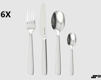 SMEG Brand New Cutlery Set 6x4 Items Limited Edition Dining Set