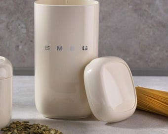 SMEG Beige Food Storage Containers 4x 2026 New Collection Retro Design 1.4L