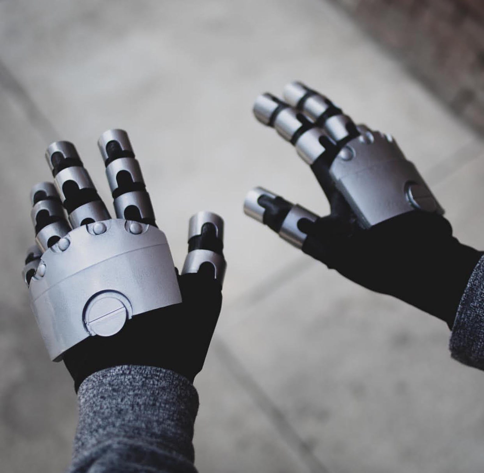 Robot Gloves Cosplay Costume Steampunk Cyberpunk Etsy