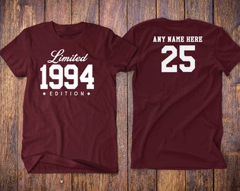 25th birthday shirt | Etsy