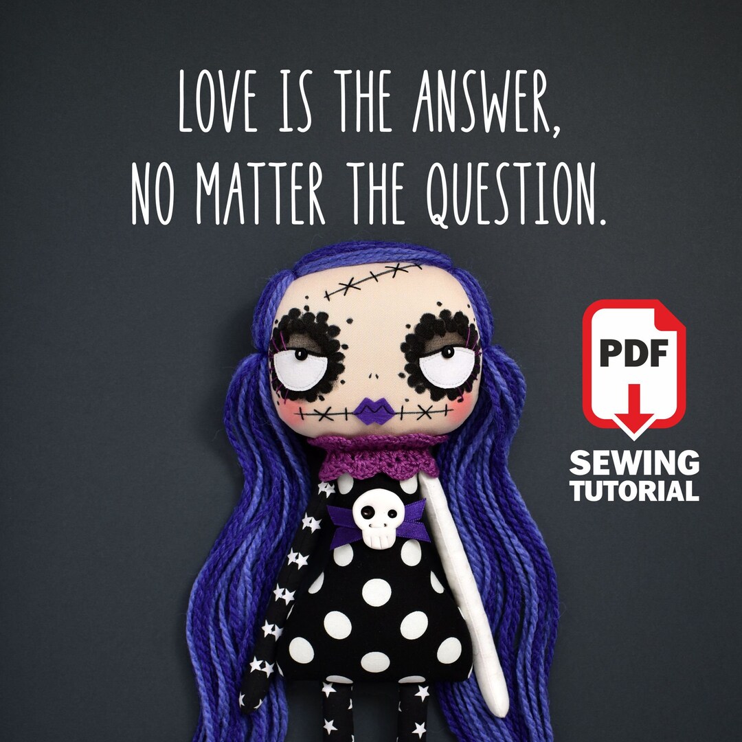 Amelia Doll Step by Step Sewing Tutorial With a Lot of Photos, Videos