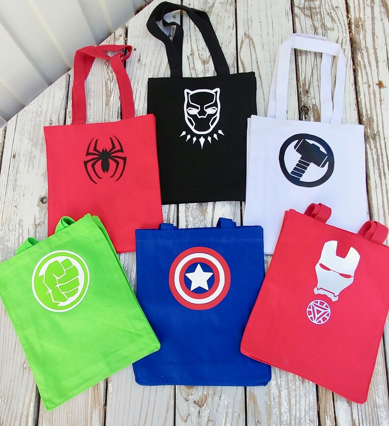 Custom Iron Man tote Avengers costume Super hero bag Halloween Trick or Treat Bag Iron Man shoulder bag Iron Man Costume Marvel heros
