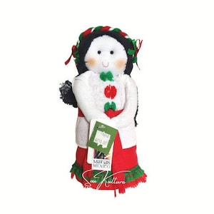 CHRISTMAS CULTURAL DOLL Maria Juanita Chiapas rag doll vintage Ethnic collectible Maria Bridal doll traditional Mexican attire Gift 4 all