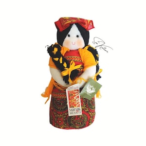 MEXICAN CULTURAL DOLL Maria&#39;s de Mexico Juanita Chiapas rag doll vintage Ethnic collectible Maria doll traditional Mexican attire Gift 4 all