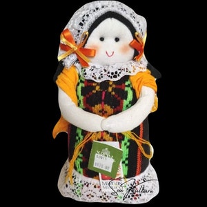 MEXICAN CULTURAL DOLL Maria&#39;s de Mexico Juanita Chiapas rag doll vintage Ethnic collectible Maria doll traditional Mexican attire Gift 4 all