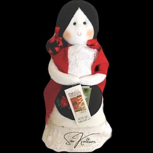 MEXICAN CULTURAL DOLL Maria Juanita Chiapas rag doll vintage Ethnic collectible Maria Bridal doll traditional Mexican attire Gift 4 all