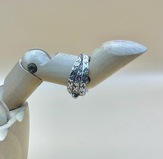 CITRINE STACK RING Facetted citrine stack ring te… - image 3