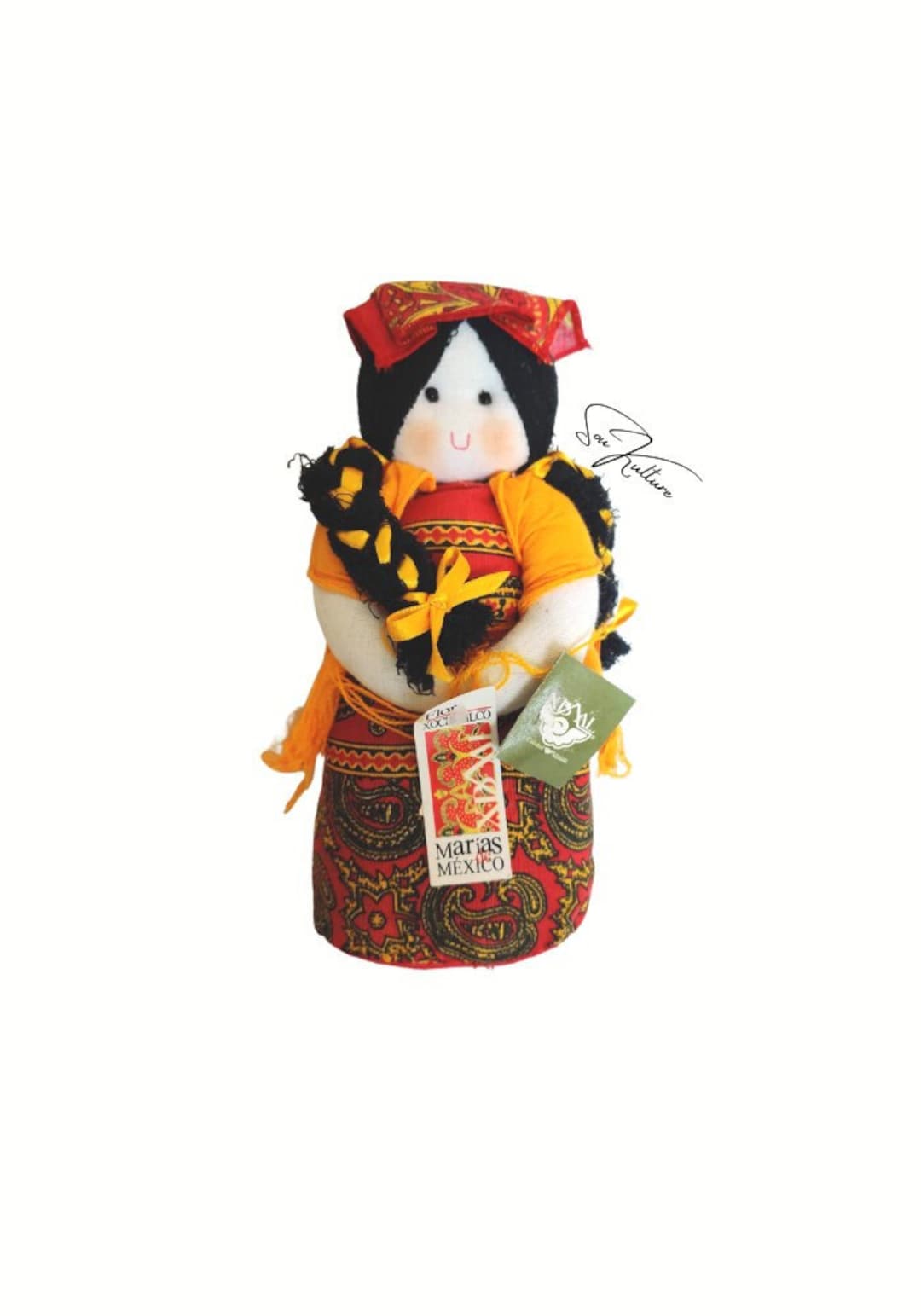 Artisanal Decorative Doll Mexican State Chiapas Multicolor 601907 main image 0