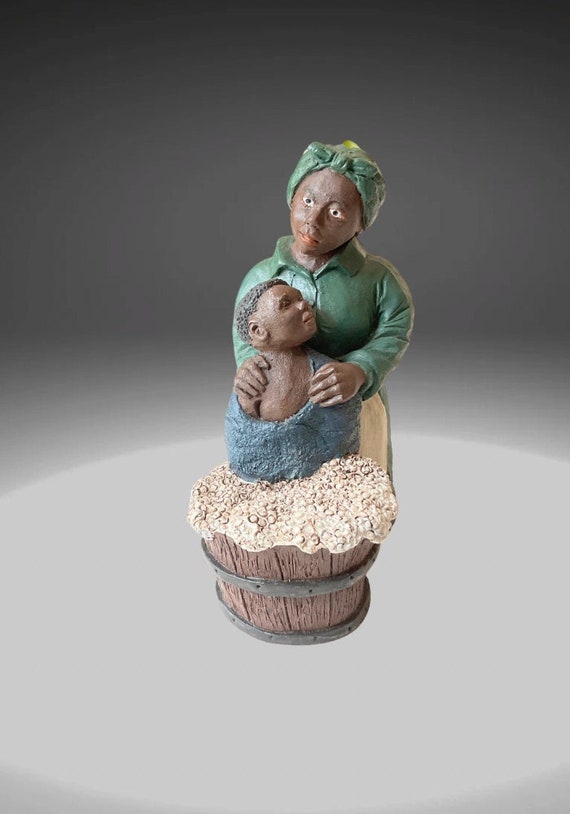 Black Character Figurines Amazon.com: African American Expressions Too Blessed to Be  main image 3