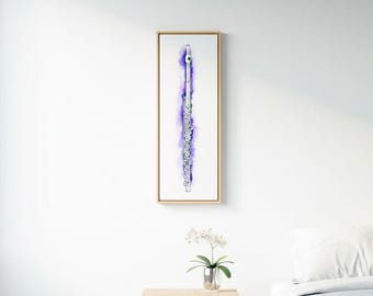 Flûte violette | Peinture d'instrument de musique