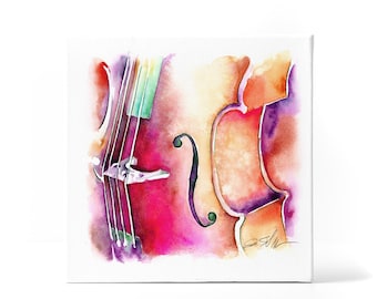 Viola in Gooseberry | 8" x 8" Print | Watercolor Painting by Jamie Hansen