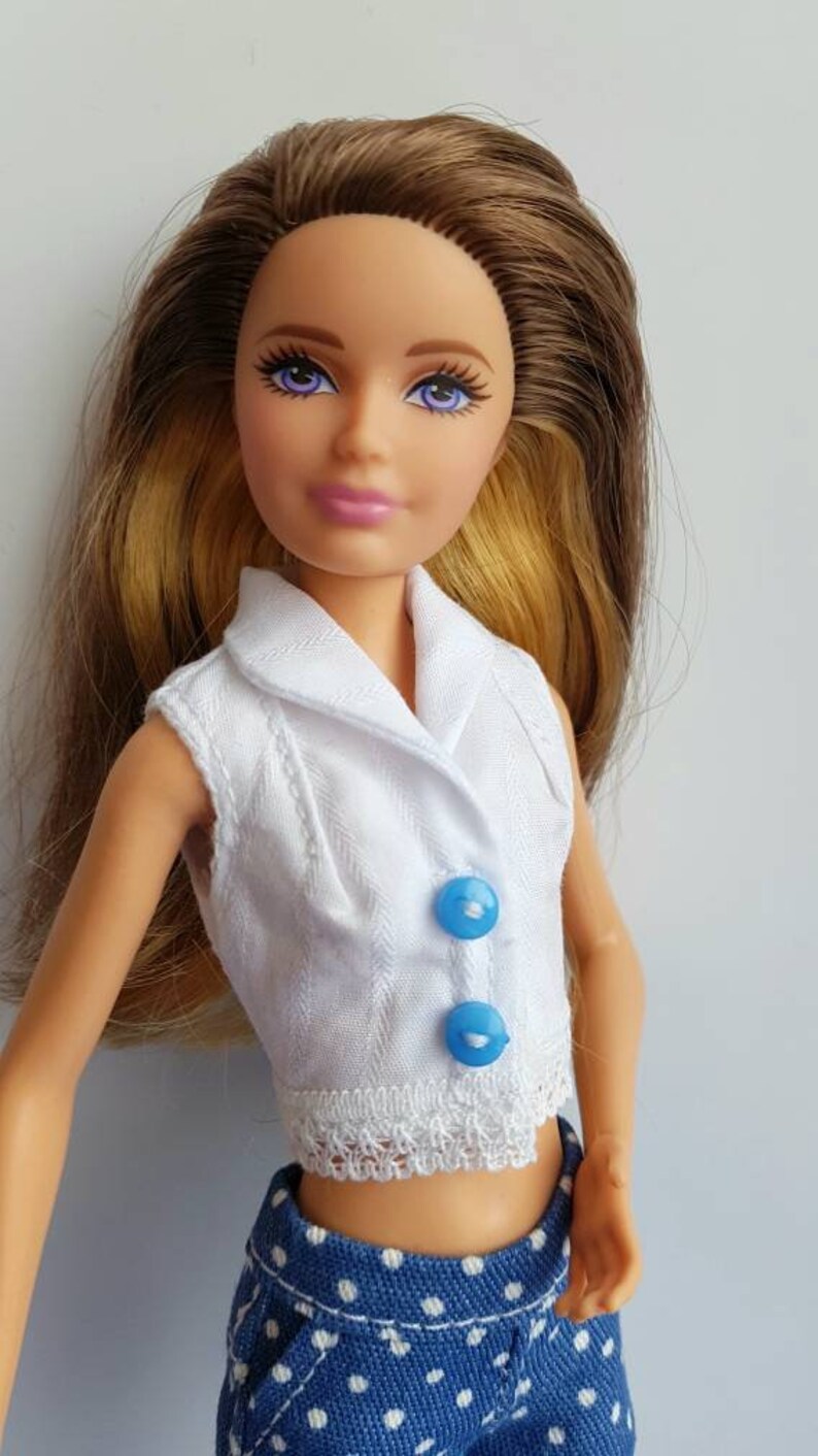 Skipper doll clothes White top for Skipper doll Etsy
