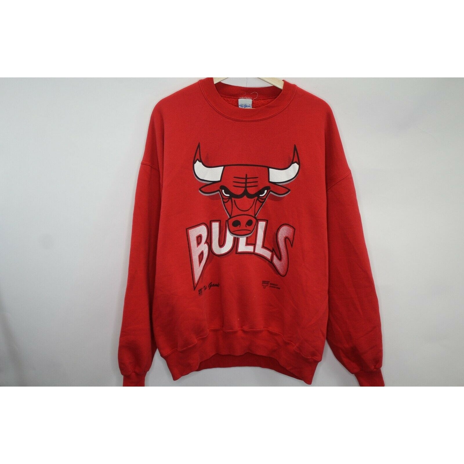 U116 Vintage The Game Chicago Bulls NBA Crewneck Sweatshirt Etsy
