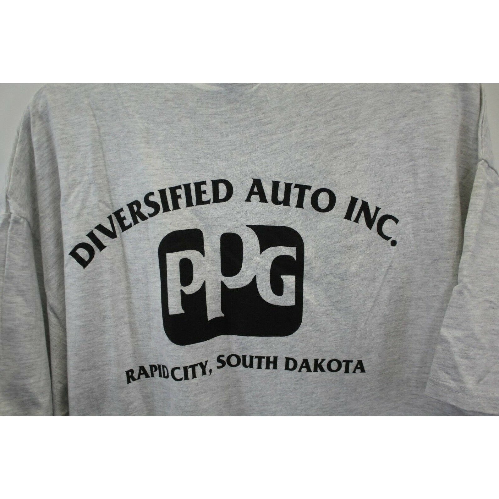 J179 Vintage Hanes PPG Automotive Graphic Tee Shirt Gray Etsy