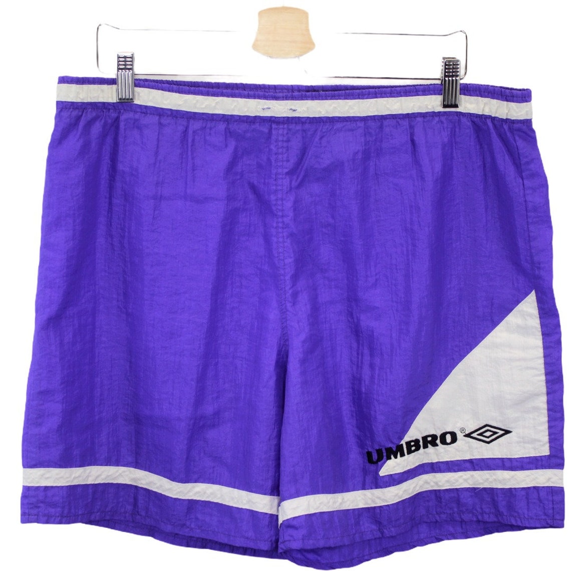 V183 Vintage Umbro Boxing Shorts Nylon Purple Made In USA Etsy