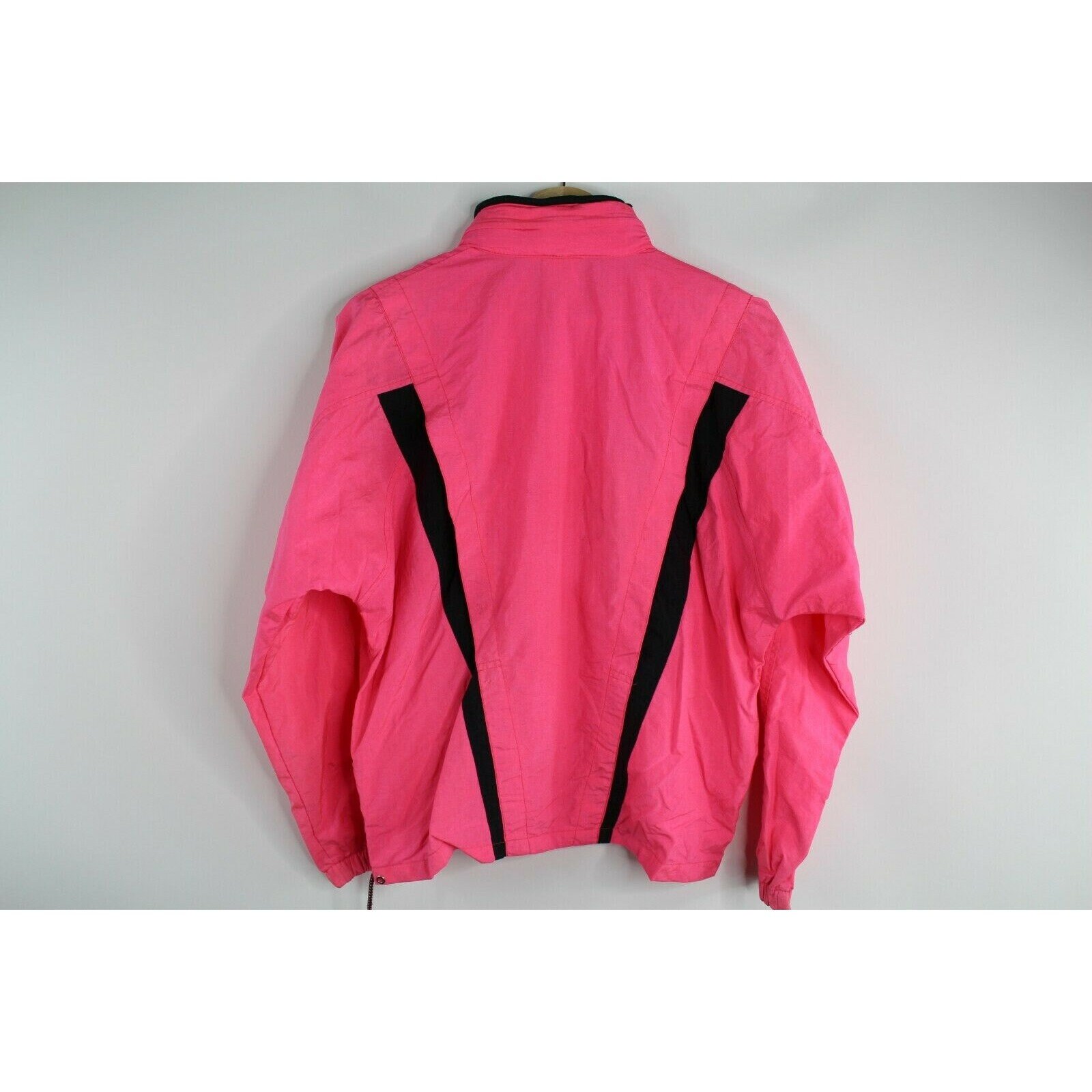 VTG Nike Hot Pink Color Windbreaker Full Zip Jacket Mens Sz Etsy