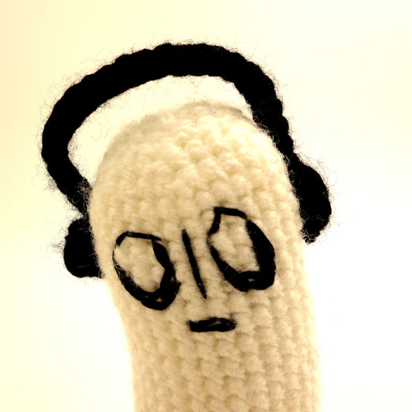 Napstablook (Undertale) - Handmade crochet original design doll