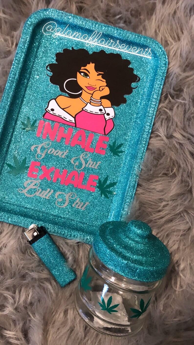 Rolling Tray Weed Tray Marijuana Rolling Tray Glitter Etsy