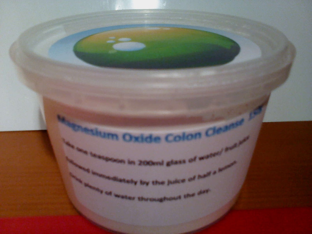 Magnesium Oxide Oxygen Based Colon Bowel Cleanse Detox Etsy