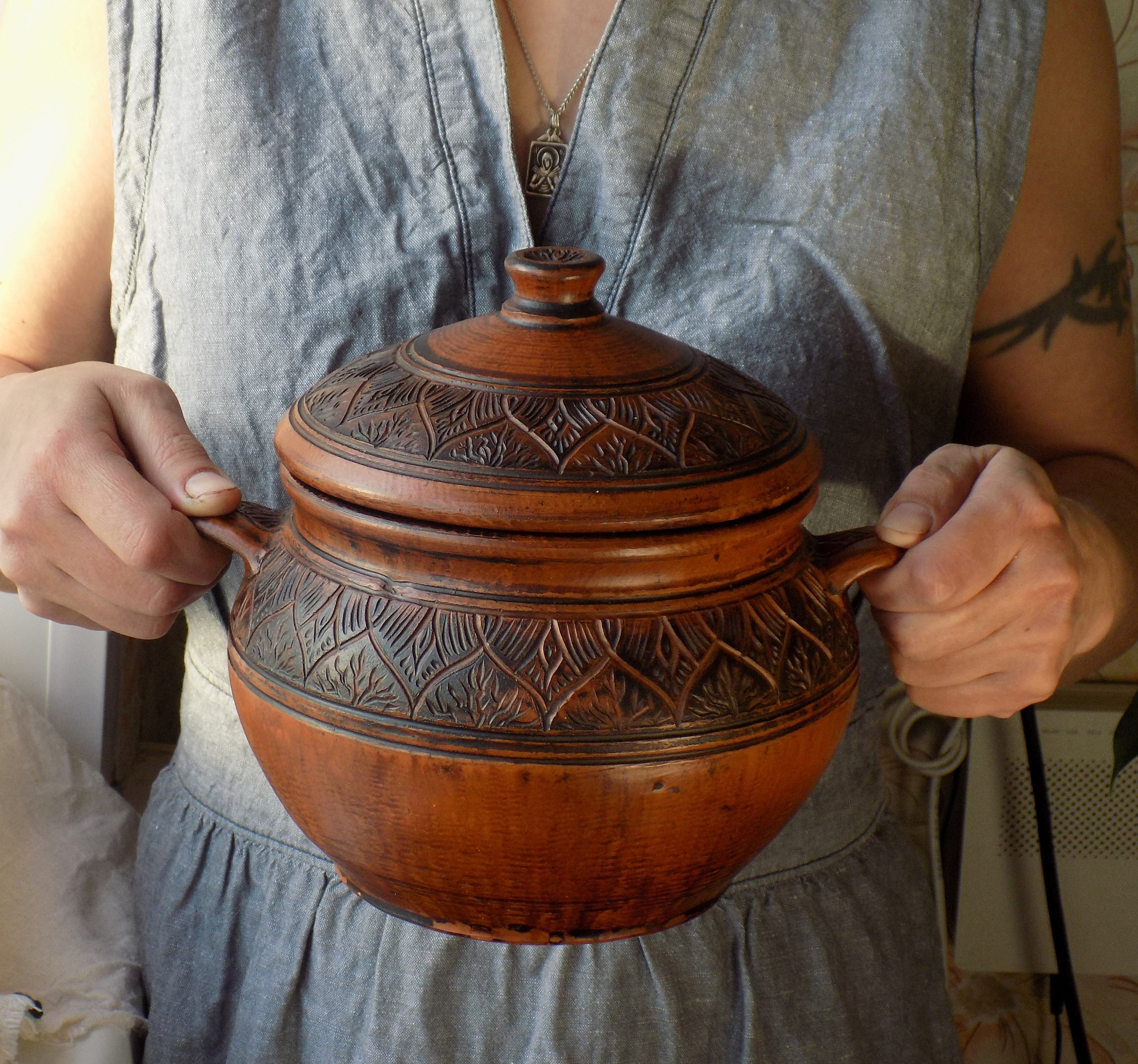 Large Clay pot Pottery Ceramic pot Functional Pottery For Etsy