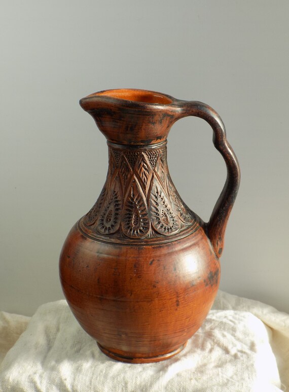Pottery handmade Ceramic pitcher Ceramics and pottery Etsy