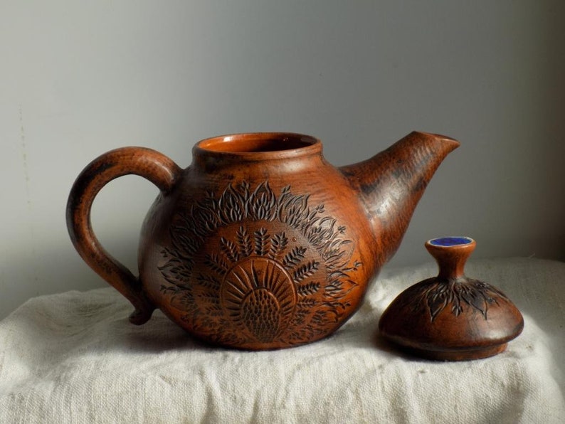 Ceramic and Pottery Handmade Functional Pottery Teapot Etsy
