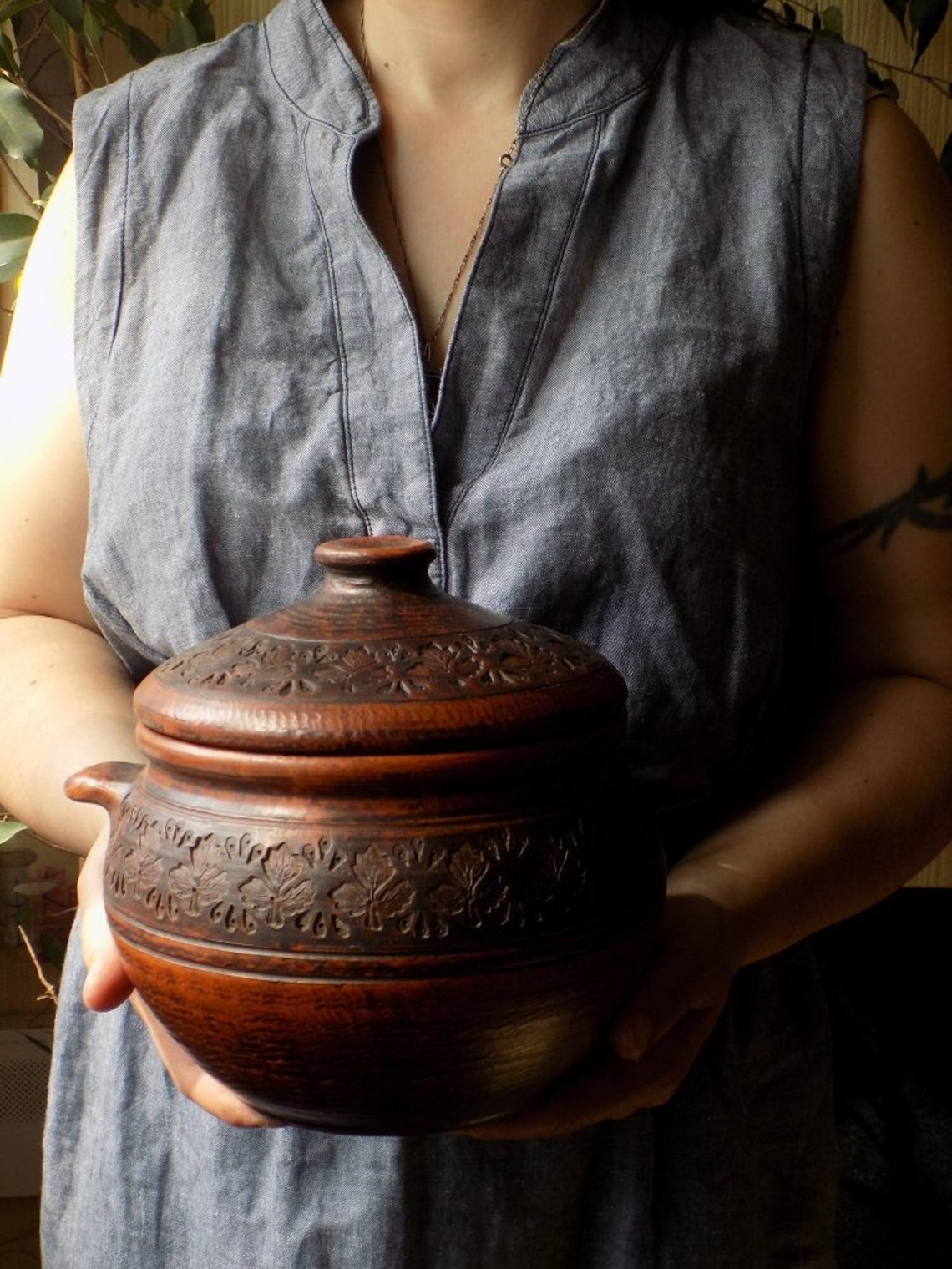 Functional Pottery For cooking Ceramic pot Pottery handmade Etsy