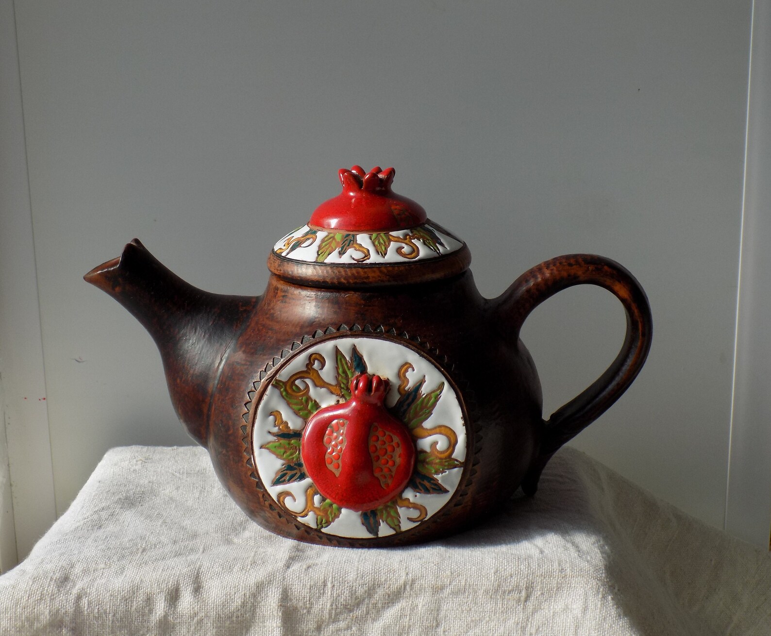 Large Pottery teapot Ceramic teapot Functional Pottery. IN Etsy