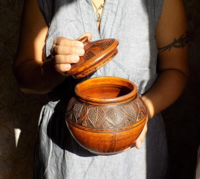 For cooking Ceramic pot Pottery ceramic Functional Pottery Pot for baking Pottery handmade IN STOCK