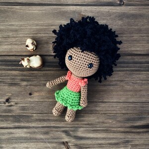 RETIRING READY to SHIP Handmade African American Doll, Black Girl Doll image 7