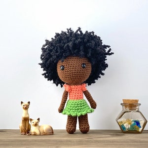 RETIRING READY to SHIP Handmade African American Doll, Black Girl Doll image 6