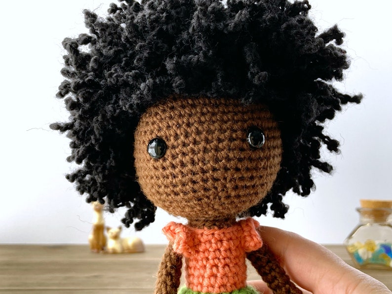 RETIRING READY to SHIP Handmade African American Doll, Black Girl Doll image 4