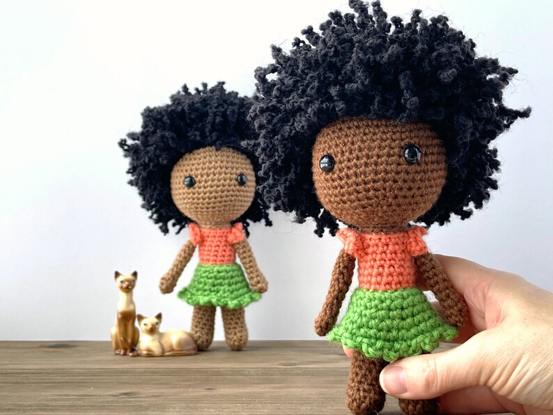 RETIRING READY to SHIP Handmade African American Doll, Black Girl Doll image 2