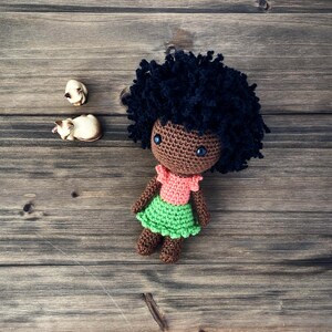 RETIRING READY to SHIP Handmade African American Doll, Black Girl Doll image 8