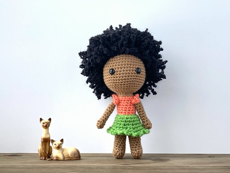 RETIRING READY to SHIP Handmade African American Doll, Black Girl Doll image 5