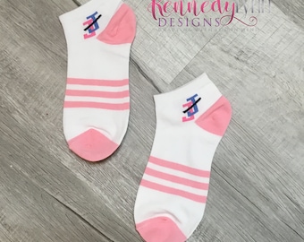 Jack and Jill of America, Inc. Ankle sock - Pink